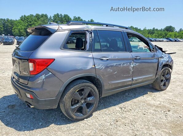 5FNYF8H01MB031091 2021 HONDA PASSPORT Gray Trasero derecho