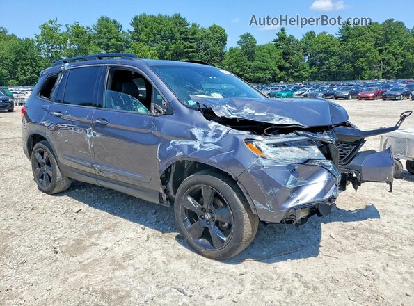 5FNYF8H01MB031091 2021 HONDA PASSPORT Gray Delantero derecho