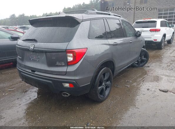 5FNYF8H02KB004642 2019 HONDA PASSPORT Серый Задняя правая четверть