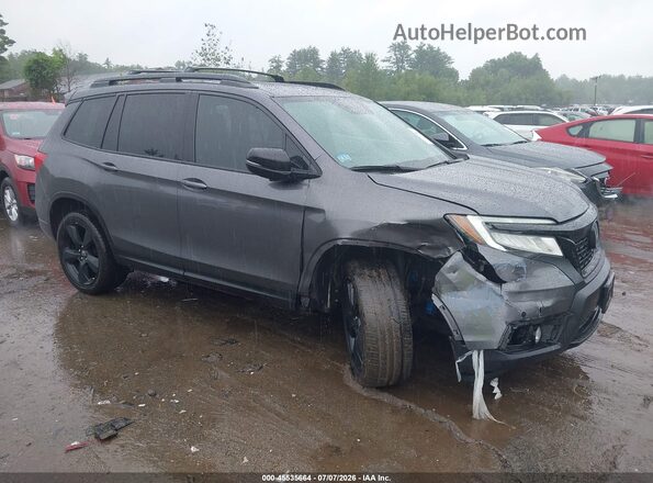 5FNYF8H02KB004642 2019 HONDA PASSPORT Серый Вид спереди