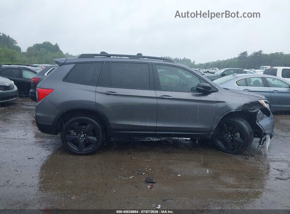 5FNYF8H02KB004642 2019 HONDA PASSPORT Серый Вид задней части салона