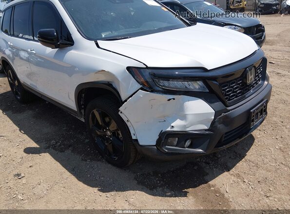 5FNYF8H02LB002892 2020 HONDA PASSPORT White Вид спереду