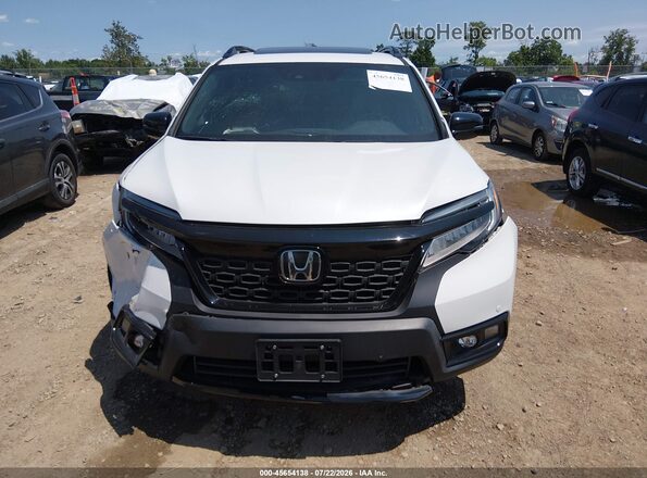 5FNYF8H02LB002892 2020 HONDA PASSPORT White Вид щитка приладів