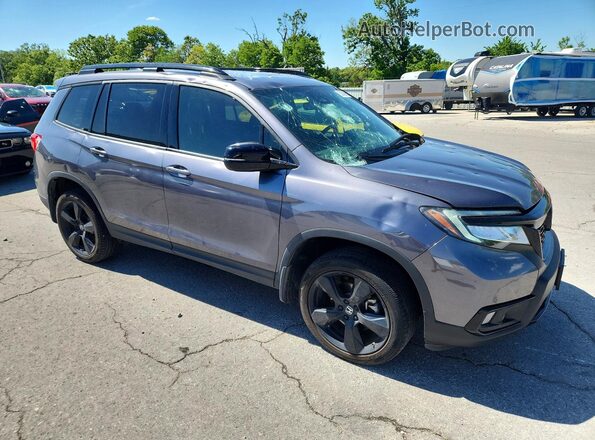 5FNYF8H02MB022576 2021 HONDA PASSPORT Gray Front right