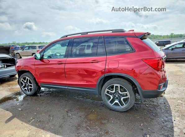 5FNYF8H03NB013306 2022 HONDA PASSPORT Red Rear left