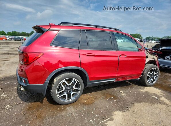 5FNYF8H03NB013306 2022 HONDA PASSPORT Red Rear right