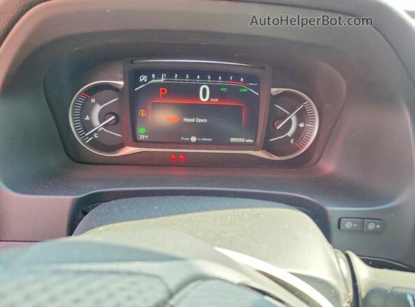5FNYF8H03PB020842 2023 HONDA PASSPORT Gray Widok zestawu wskaźników