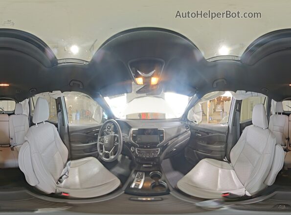 5FNYF8H04LB007799 2020 HONDA PASSPORT White 360 interior view