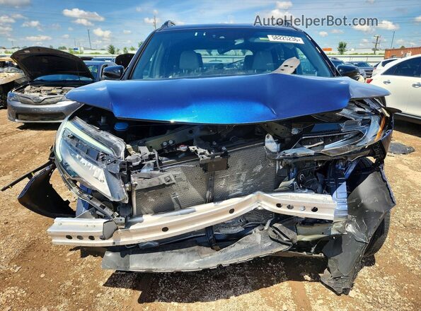 5FNYF8H04MB034101 2021 HONDA PASSPORT Blue Vista frontal