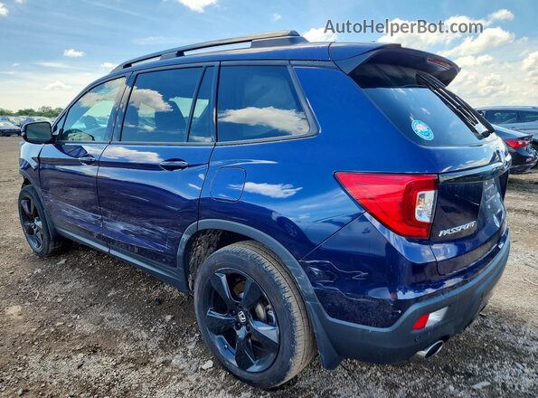 5FNYF8H04MB034101 2021 HONDA PASSPORT Blue Trasero izquierdo