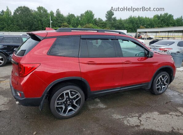 5FNYF8H05PB012726 2023 HONDA PASSPORT Burgundy Rear right
