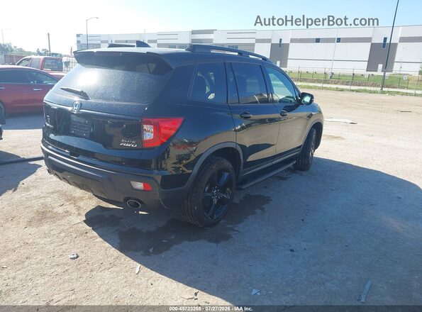 5FNYF8H06KB001372 2019 HONDA PASSPORT Black Հետևի աջ