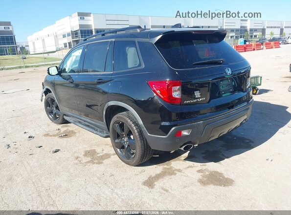 5FNYF8H06KB001372 2019 HONDA PASSPORT Black Հետևի ձախ