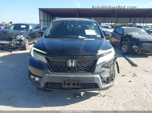 5FNYF8H06KB001372 2019 HONDA PASSPORT Black Սարքավորումների վահանակի տեսք