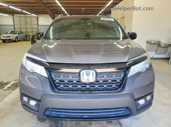 5FNYF8H08KB003835 2019 HONDA PASSPORT Gray Widok z przodu