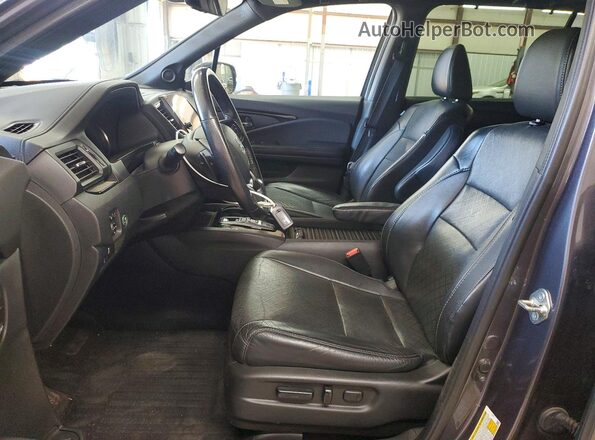 5FNYF8H08KB003835 2019 HONDA PASSPORT Gray Widok wnętrza z przodu