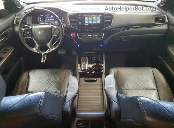 5FNYF8H08KB003835 2019 HONDA PASSPORT Gray Widok deski rozdzielczej