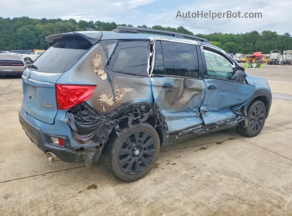 5FNYF8H08NB014743 2022 HONDA PASSPORT Gray უკანა მარჯვენა