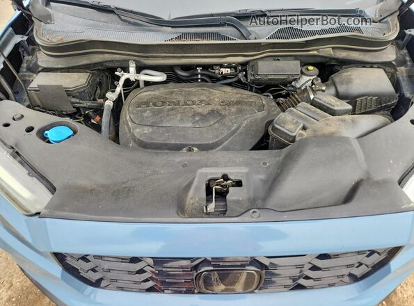 5FNYF8H08NB014743 2022 HONDA PASSPORT Gray ძრავის განყოფილების ხედი