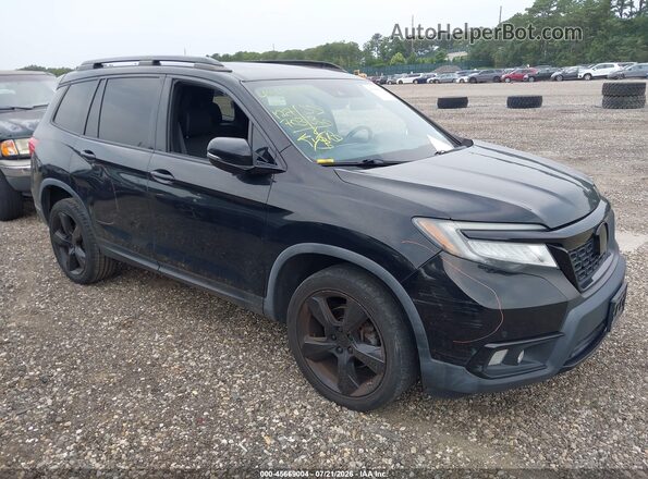 5FNYF8H0XKB002508 2019 HONDA PASSPORT Черный Вид спереди