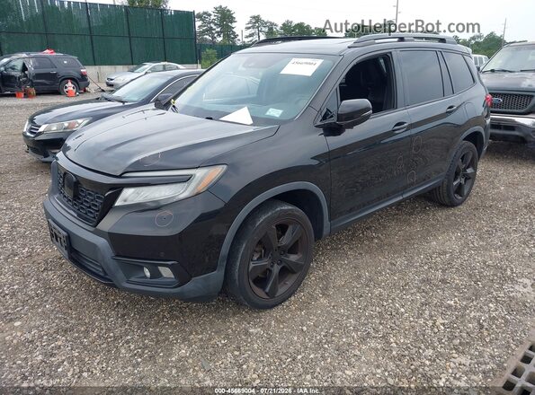 5FNYF8H0XKB002508 2019 HONDA PASSPORT Черный Передняя левая четверть