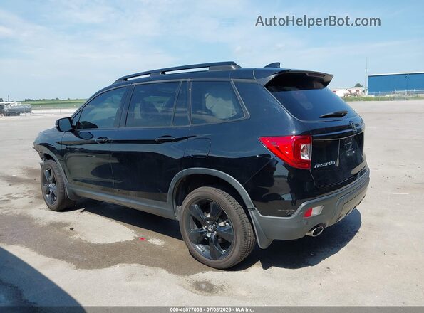 5FNYF8H0XKB005764 2019 HONDA PASSPORT Black Vista interior de 360 grados