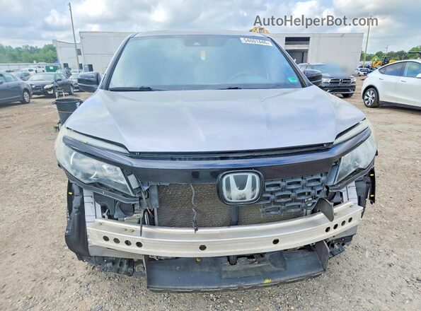 5FNYF8H20KB019724 2019 HONDA PASSPORT Silver Front view
