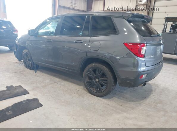 5FNYF8H20MB024487 2021 HONDA PASSPORT Gray Rear left
