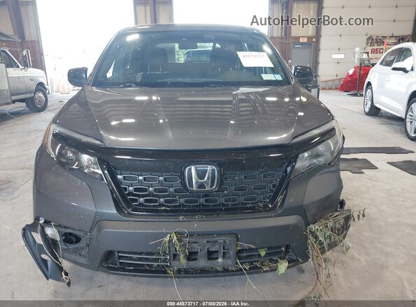5FNYF8H20MB024487 2021 HONDA PASSPORT Gray Rear interior view