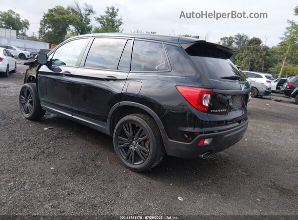 5FNYF8H22LB017457 2020 HONDA PASSPORT Black Հետևի ձախ