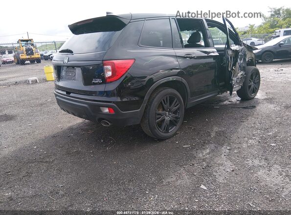 5FNYF8H22LB017457 2020 HONDA PASSPORT Black Հետևի աջ