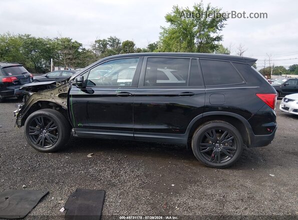5FNYF8H22LB017457 2020 HONDA PASSPORT Black Սալոնի 360 աստիճան տեսք