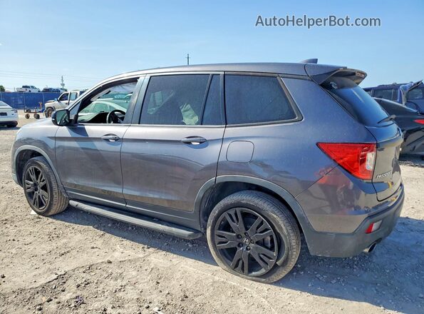 5FNYF8H23MB021339 2021 HONDA PASSPORT Blue Задня ліва чверть