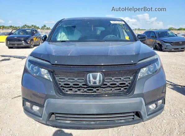 5FNYF8H23MB021339 2021 HONDA PASSPORT Blue Вид спереду