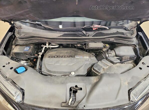 5FNYF8H24KB022464 2019 HONDA PASSPORT Black Вид підкапотного простору
