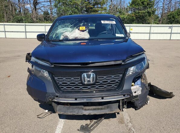 5FNYF8H24KB030080 2019 HONDA PASSPORT Blue Widok z przodu
