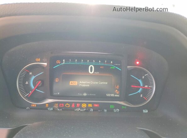 5FNYF8H24KB030080 2019 HONDA PASSPORT Blue Widok zestawu wskaźników