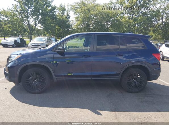 5FNYF8H25KB005950 2019 HONDA PASSPORT Blue Панорамний вид салону 360°