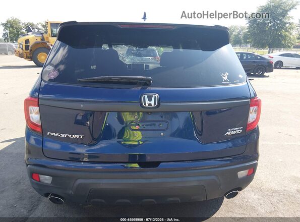 5FNYF8H25KB005950 2019 HONDA PASSPORT Blue 