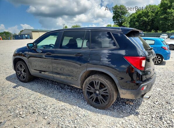 5FNYF8H27MB023031 2021 HONDA PASSPORT Black Trasero izquierdo