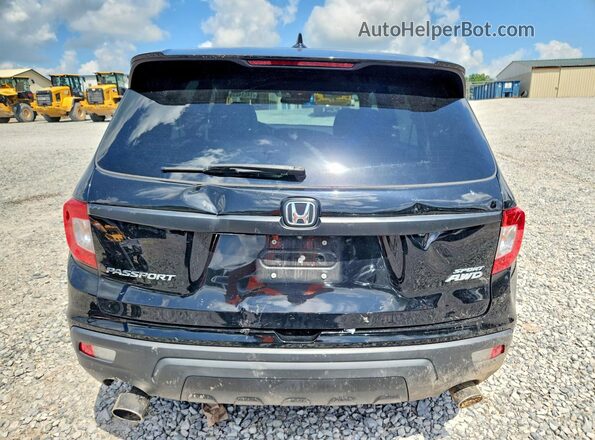 5FNYF8H27MB023031 2021 HONDA PASSPORT Black Vista trasera