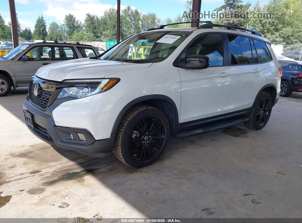 5FNYF8H29KB025179 2019 HONDA PASSPORT White Front left