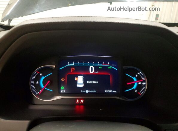5FNYF8H2XKB030858 2019 HONDA PASSPORT Черный Вид щитка приборов