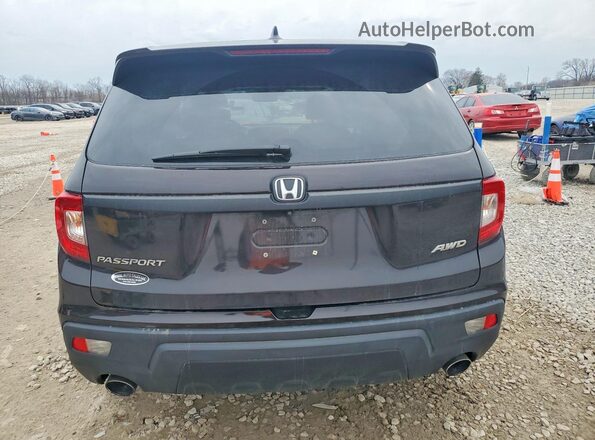 5FNYF8H50LB012218 2020 HONDA PASSPORT Black უკანა ხედი