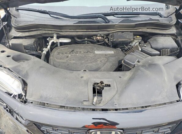 5FNYF8H50LB012218 2020 HONDA PASSPORT Black ძრავის განყოფილების ხედი