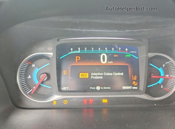 5FNYF8H50LB012218 2020 HONDA PASSPORT Black ხელსაწყოთა პანელის ხედი