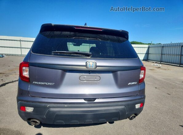 5FNYF8H50LB013465 2020 HONDA PASSPORT Gray Rear view