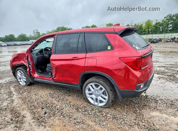 5FNYF8H50SB009589 2025 HONDA PASSPORT Red Trasero izquierdo