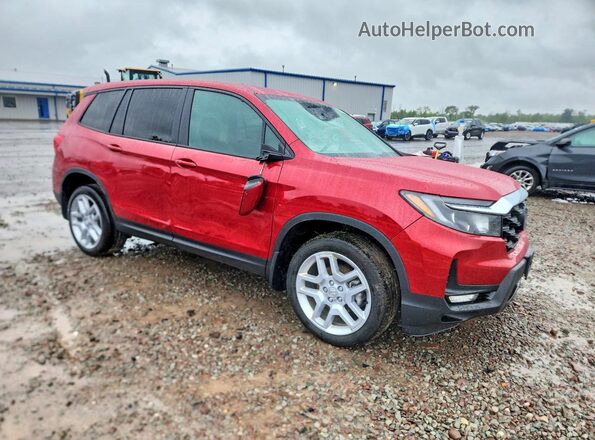 5FNYF8H50SB009589 2025 HONDA PASSPORT Red Delantero derecho