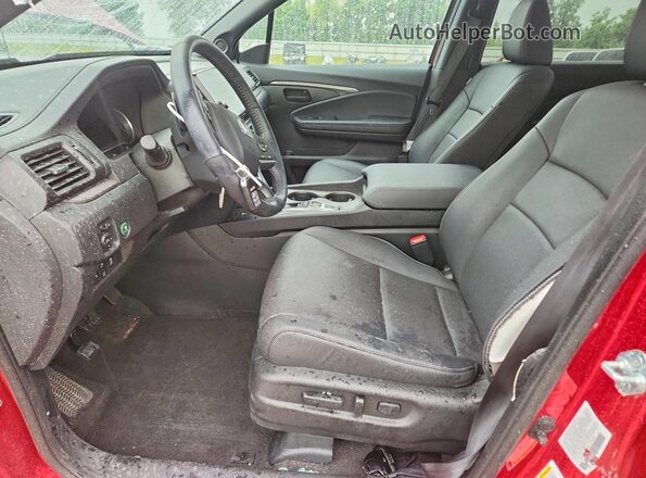 5FNYF8H50SB009589 2025 HONDA PASSPORT Red Vista interior delantera